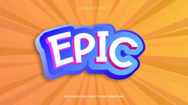 Metin kalın 3d biçim düzenlenebilir metin efekti