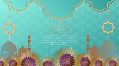 ramazan arkaplan tebrik kartı afişi 