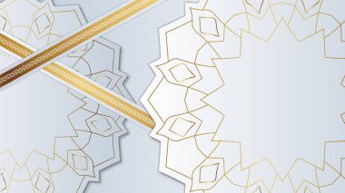 Lüks ramazan geçmişi. Vektör illüstrasyonu