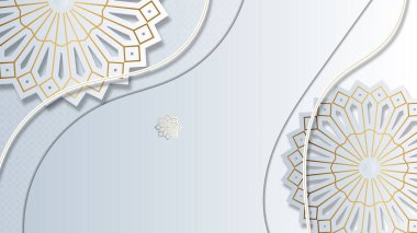 Lüks ramazan geçmişi. Vektör illüstrasyonu