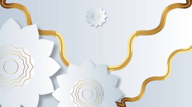 Lüks ramazan geçmişi. Vektör illüstrasyonu