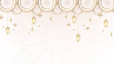 ramazan mavi arkaplan tasarım tebrik kartı afişi