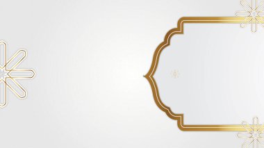 İslam Arap festivali geçmişi. Ramazan, Muharram, yeni yıl için tasarım şablonu, fitr, adha, bayram mübareği. Davetiye, pankart, tebrik kartı, poster, web, reklam ve sosyal medya şablonu için vektör