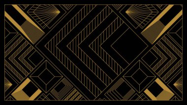 Gradyan Art Deco Arkaplanı