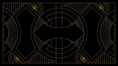 Gradyan Art Deco Arkaplanı