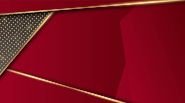 soyut vektör lüks kırmızı ve altın arka plan modern yaratıcı konsept