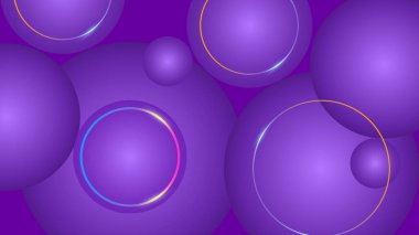 Mor daire şekilli soyut arkaplan