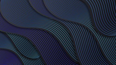 Kurumsal tasarım, kartvizit arkaplanı ve daha fazlası için basit geometrik şekillere sahip soyut siyah arkaplan