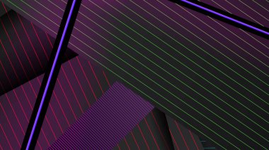 3D üst üste çizgi katmanlı soyut arkaplan