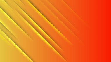 Posterler, afişler, iniş sayfası konsepti imajı için geometrik yaratıcı ve minimal gradyan kavramlara sahip soyut turuncu minimal arkaplan.