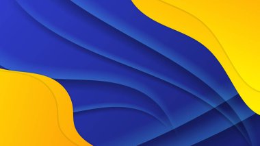 Modern soyut mavi ve turuncu gradyan. Vektör soyut grafik tasarım sancak deseni sunum arkaplan duvar kağıdı ağ şablonu.