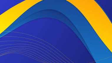 Modern soyut mavi ve turuncu gradyan. Vektör soyut grafik tasarım sancak deseni sunum arkaplan duvar kağıdı ağ şablonu.