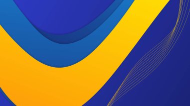 Modern soyut mavi ve turuncu gradyan. Vektör soyut grafik tasarım sancak deseni sunum arkaplan duvar kağıdı ağ şablonu.