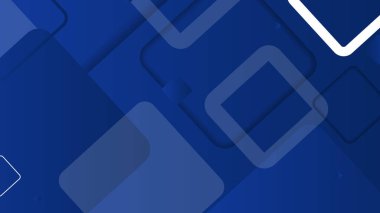 Posterler, afişler, iniş sayfası konsepti resmi için geometrik yaratıcı ve asgari gradyan kavramlara sahip soyut koyu mavi minimal arkaplan.