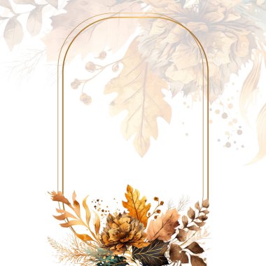 Renkli çiçek vektörü düğün davetiyesi şablonunu suluboya bırakıyor