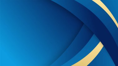 Modern iş kartı mavi tasarımı şirket tarzı için bir şablon. Vektör illüstrasyonu.