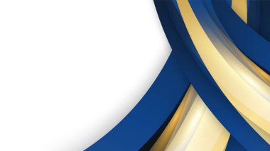 Vektör soyut Temiz ve basit mavi iş kartı şablonu