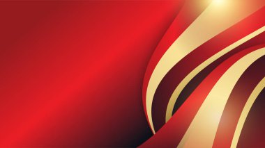 Lüks ve zarif koyu siyah kart tasarımı kırmızı stil minimalist baskı şablonu