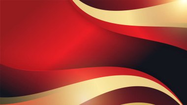 Modern kartvizit kırmızı tasarımı şirket tarzı için bir şablon oluşturdu. Vektör illüstrasyonu.