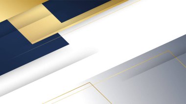 geometrik tasarımlı vektör modern kartvizit şablonu