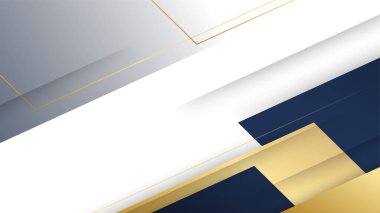 Vektör soyut geometrik kartvizit şablonu