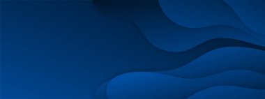 Kopyalama alanı olan soyut mavi geometrik arkaplan.