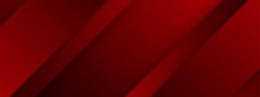 Pankartta gölgeli kırmızı renkli kare desen. Kopya alanı ile soyut beyaz ve gri geometrik arkaplan.