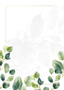 Rengarenk çiçekli güzel ve zarif düğün davetiyesi şablonu