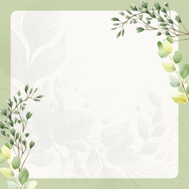 Rengarenk çiçekli güzel ve zarif düğün davetiyesi şablonu