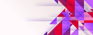 vektör renkli geometrik şekiller mozaik arkaplan