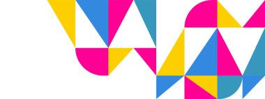 Vektör yaratıcı soyut geometrik şekiller