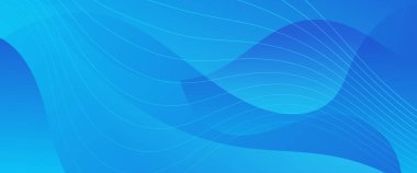 Şekilli mavi soyut pankart. İş afişi, resmi arkaplan, prestijli kupon, lüks davet, duvar kağıdı ve arka plan için