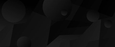 Siyah vektör minimalist basit soyut geometrik pankart. Arkaplan, afiş, el ilanı, kart, duvar kağıdı, kapak veya broşür için grafiksel tasarım unsuru modern biçim kavramı