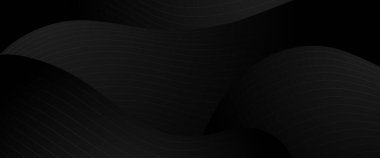 Siyah vektör minimalist modern soyut afiş ve şekiller. Web sitesi, afişler, broşürler, posterler, el ilanları, kart ve kapak için