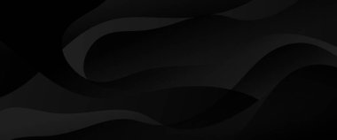 Basit geometrik şekilli siyah vektör soyut afişi. Kapak tasarımı, kitap tasarımı, poster, CD kapağı, broşür, web sitesi arka planı veya reklam için