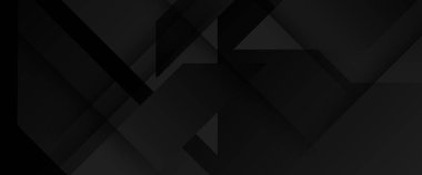 Basit geometrik şekilli siyah vektör soyut afişi. Kapak tasarımı, kitap tasarımı, poster, CD kapağı, broşür, web sitesi arka planı veya reklam için