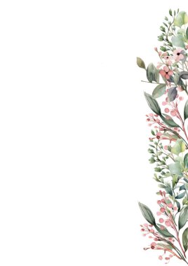 Düğün ve VIP kapak şablonu için soyut sanat arka plan vektör tasarımı. Lüks düğün davetiyesi geçmişi altın çizgili sanat çiçekleri ve botanik yaprakları, organik şekiller, suluboya.