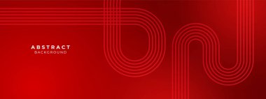 Soyut kırmızı dijital daire. Su koyu arkaplanda dalgalanıyor. Fütürist yüksek teknoloji kavramı. Vektör illüstrasyonu