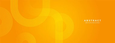 Minimum sarı geometrik şekiller ışık teknolojisi arka plan soyut tasarımı. Vektör illüstrasyonu soyut grafik tasarım modeli sunumu arkaplan şablonu.