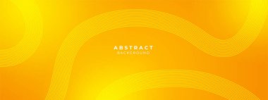 Soyut sarı geometrik şekiller vektör teknolojisi arka planı, tasarım broşürü, web sitesi, el ilanı için. Poster, sertifika, sunum, iniş sayfası için Geometrik 3d şekilleri