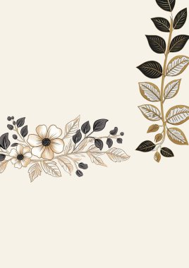 Renkli çiçek vektörü düğün davetiyesi şablonunu suluboya bırakıyor