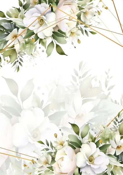 Renkli renkli çiçek vektörü zarif el düğün davetiyesi çiçek tasarımı suluboya