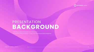 Mor menekşe vektör dalgalı sıvı basit arka plan modern tasarım. Sunum arkaplan şablonu