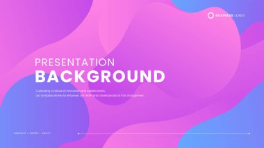 Mor menekşe vektör dalgalı sıvı basit arka plan modern tasarım. Sunum arkaplan şablonu