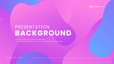 Mor menekşe, dalga ve sıvı şekilli basit soyut arkaplan. Sunum arkaplan şablonu
