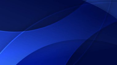 Şekil elementleri ile mavi vektör gradyanı soyut arkaplan. Poster, el ilanı, afiş, duvar kağıdı, kartvizit, rapor için mavi sunum arka plan tasarımı