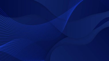 Şekilli mavi arkaplan soyut sanat vektörü. Poster, el ilanı, afiş, duvar kağıdı, kartvizit, rapor için mavi sunum arka plan tasarımı