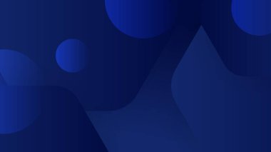 Mavi minimal ve modern geometrik şekil soyut arka plan. Poster, el ilanı, afiş, duvar kağıdı, kartvizit, rapor için mavi sunum arka plan tasarımı