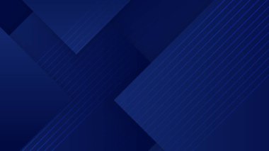 Basit geometrik şekilli mavi vektör soyut arkaplan. Poster, el ilanı, afiş, duvar kağıdı, kartvizit, rapor için mavi sunum arka plan tasarımı