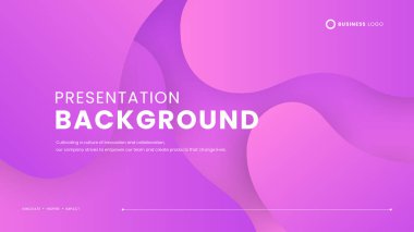 Mor menekşe vektörü. Basit minimalist arka plan tasarımı. Dalgalar ve sıvıyla. Pankart, kalıp, duvar kağıdı, şablon, kartvizit için dinamik şekillere sahip basit bir sunum arkaplanı